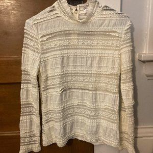 Endless Rose Long Sleeve Sheer Lace Top